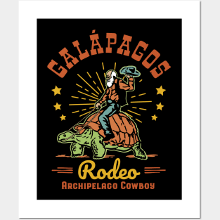 Galapagos Rodeo - Archipelago Cowboy Posters and Art